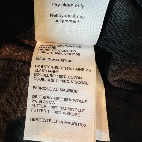 UNTUCKit Men’s 30x30 Straight Fit Wool Blend Casey Dress Pants Brown Reda flexo - Picture 10 of 16